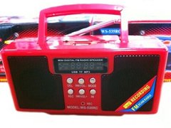 Boxa Portabila Cu MP3 si Radio Fm model WS-53RC